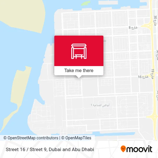 Street 16 / Street 9 map