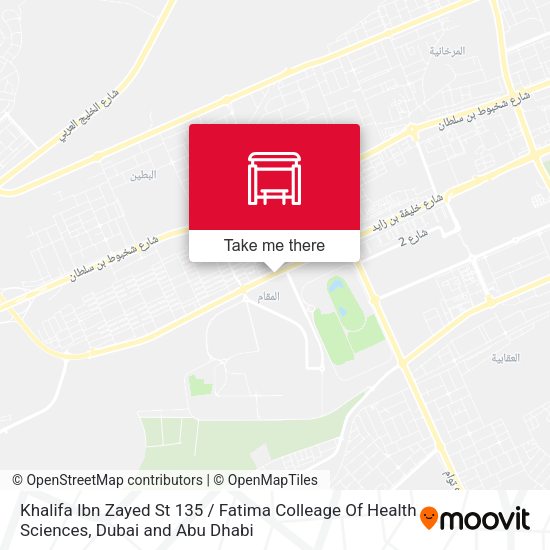 Khalifa Ibn Zayed St 135 / Fatima Colleage Of Health Sciences map