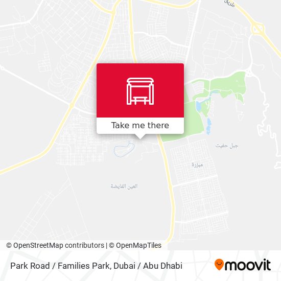 Park Road  / Families Park map