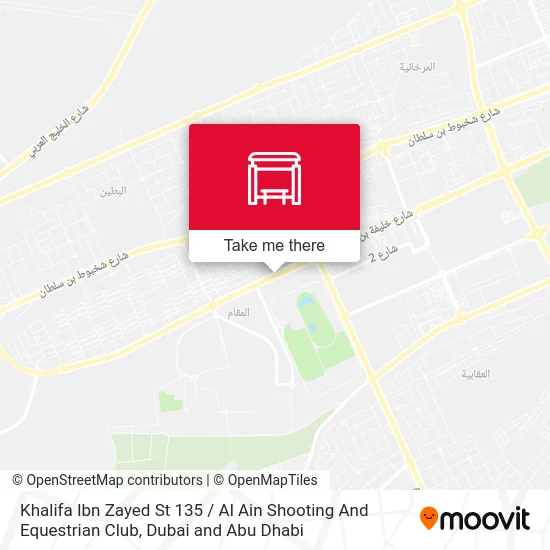 Khalifa Ibn Zayed St 135 / Al Ain Shooting And Equestrian Club map