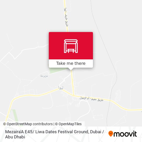 Mezaira'A E45/  Liwa Dates Festival Ground map