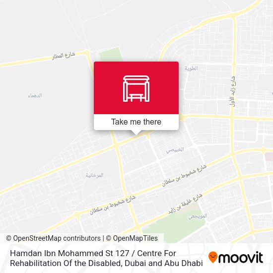Hamdan Ibn Mohammed St 127 / Centre For Rehabilitation Of the Disabled map