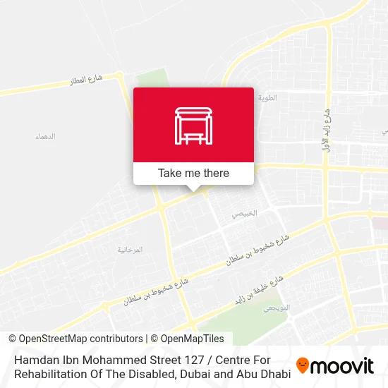 Hamdan Ibn Mohammed St 127 / Centre For Rehabilitation Of the Disabled map