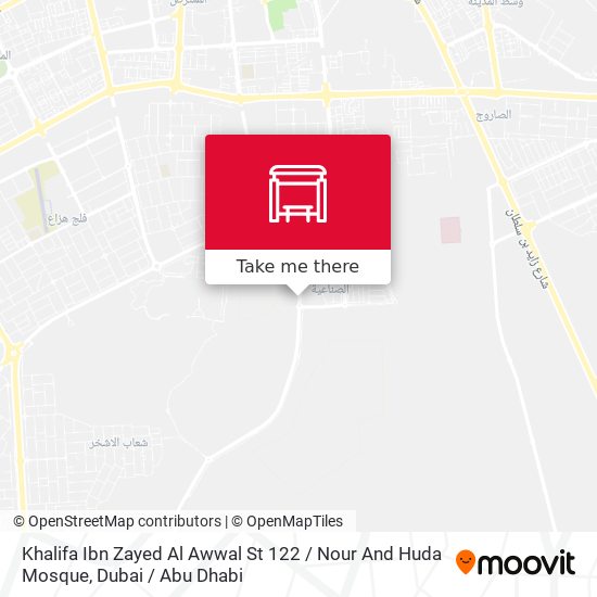 Khalifa Ibn Zayed Al Awwal St 122 / Nour And Huda Mosque map