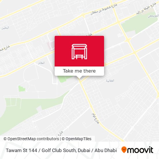 Tawam St 144 / Golf Club South map
