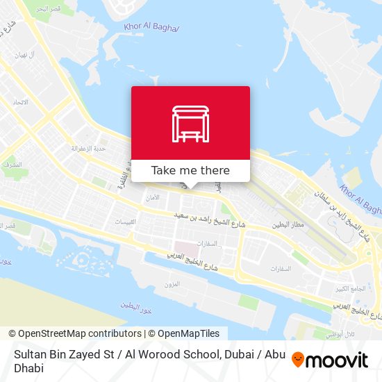 Sultan Bin Zayed St / Al Worood School map