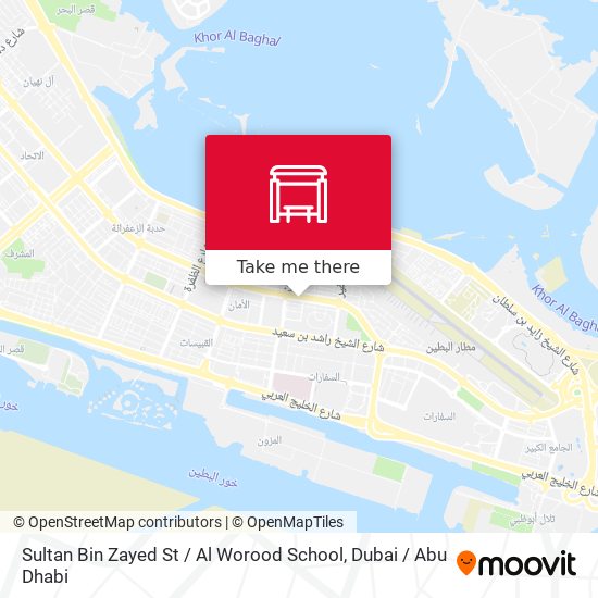 Sultan Bin Zayed St / Al Worood School map