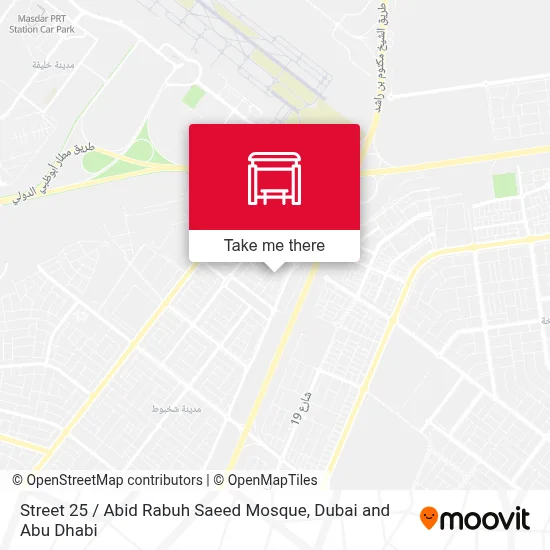 St 25 / Abid Rabuh Saeed Mosque map