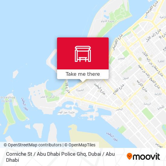 Corniche St / Abu Dhabi Police Ghq map