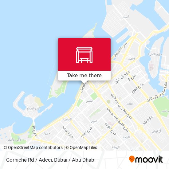 Corniche Rd / Adcci map