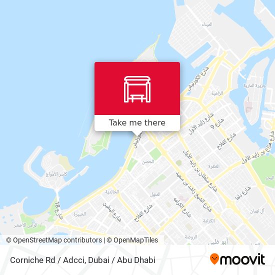 Corniche Rd / Adcci map