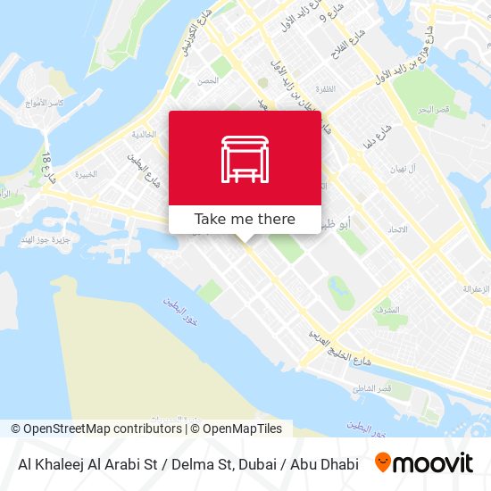 Al Khaleej Al Arabi St / Delma St map