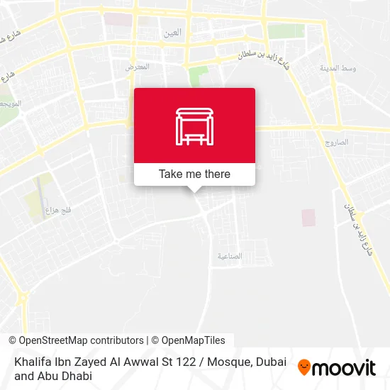 Khalifa Ibn Zayed Al Awwal St 122 / Mosque map