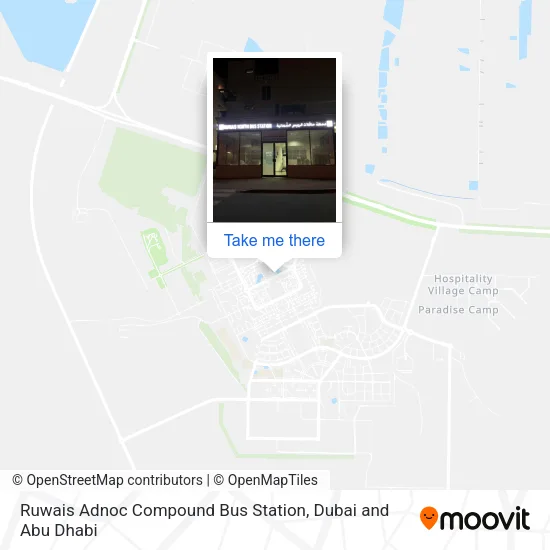 Ruwais Adnoc Compound Bus Station map