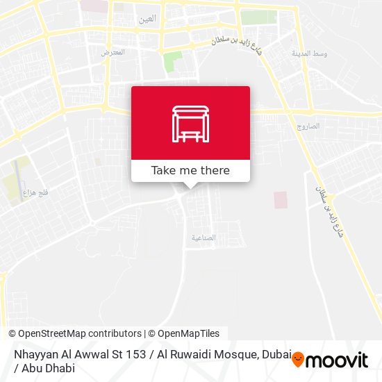 Nhayyan Al Awwal St 153 / Al Ruwaidi Mosque map