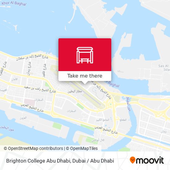 Brighton College Abu Dhabi map