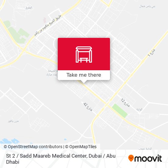 St 2 / Sadd Maareb Medical Center map