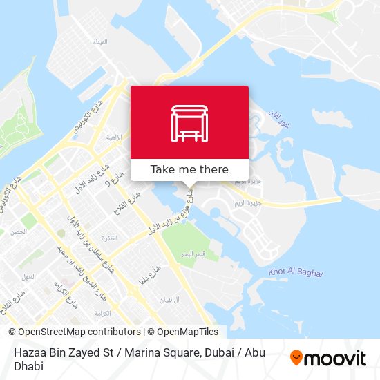 Hazaa Bin Zayed St / Marina Square map
