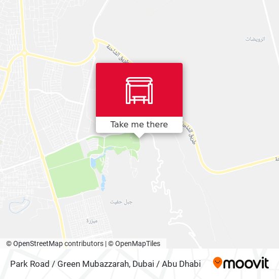 Park Road  / Green Mubazzarah map