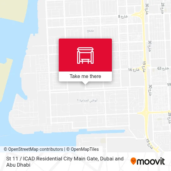 St 11 / ICAD Residential City Main Gate map