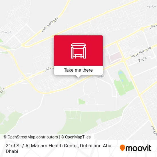 21st St  / Al Maqam Health Center map