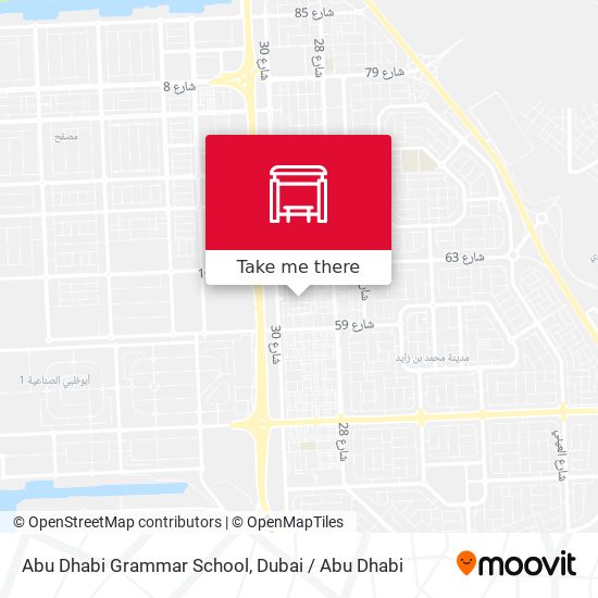 Abu Dhabi Grammar School map