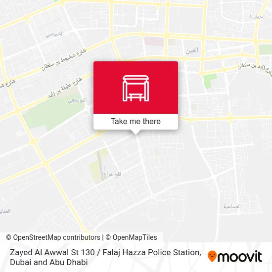 Zayed Al Awwal St 130 / Falaj Hazza Police Station map