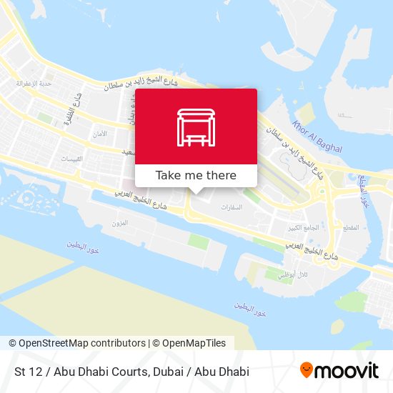 St 12 / Abu Dhabi Courts map