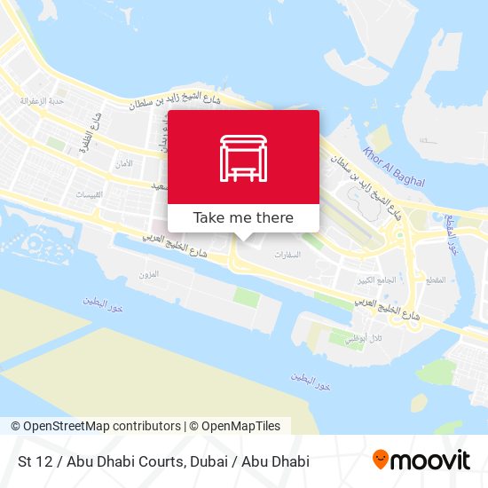 St 12 / Abu Dhabi Courts map