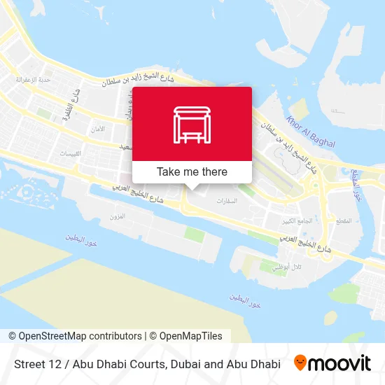 St 12 / Abu Dhabi Courts map