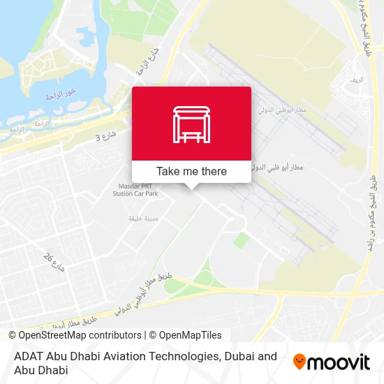 Adat Abu Dhabi Aviation Technologies map