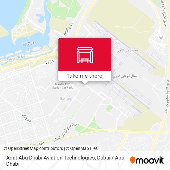 Adat Abu Dhabi Aviation Technologies map