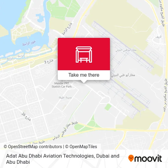 Adat Abu Dhabi Aviation Technologies map