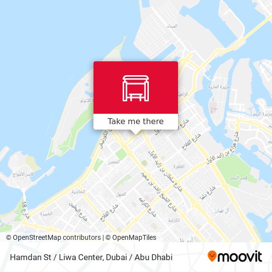 Hamdan St / Liwa Center map