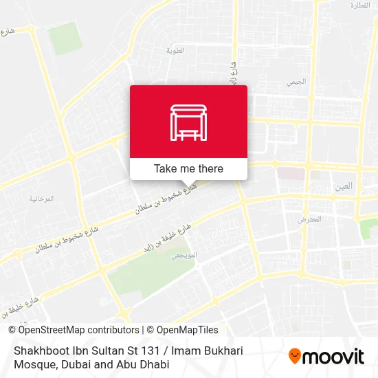 Shakhboot Ibn Sultan St 131 / Imam Bukhari Mosque map