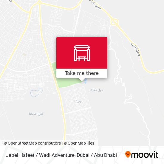Jebel Hafeet / Wadi Adventure map