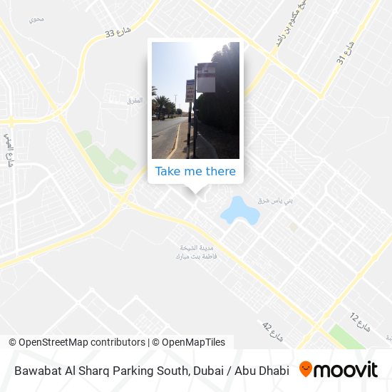 Bawabat Al Sharq Parking South map