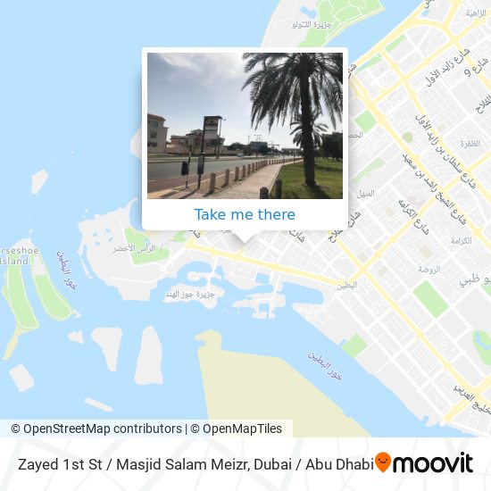 Zayed 1st St / Masjid Salam Meizr map