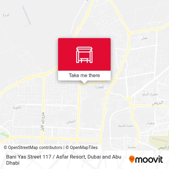 Bani Yas St 117 / Asfar Resort map