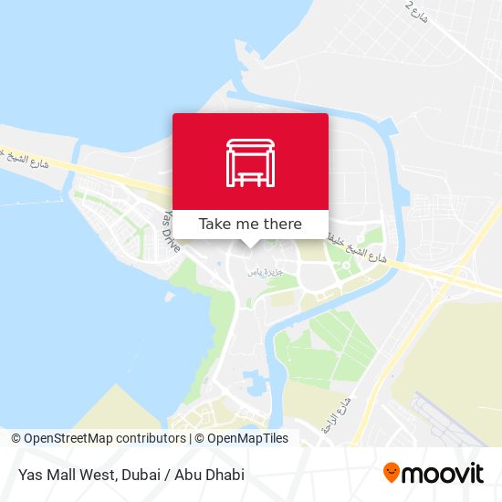 Yas Mall West map