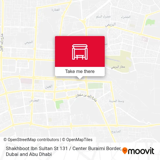 Shakhboot Ibn Sultan St 131 / Center Buraimi Border map