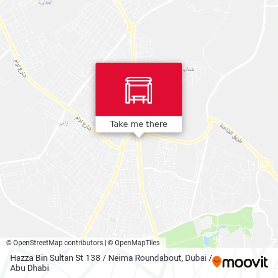 Hazza Bin Sultan St 138 / Neima Roundabout map