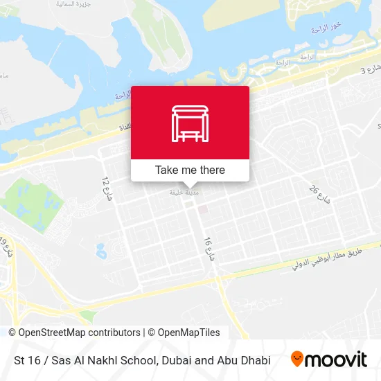 St 16 / Sas Al Nakhl School map