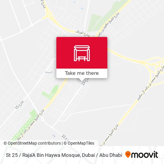 St 25 / Raja'A Bin Haywa Mosque map