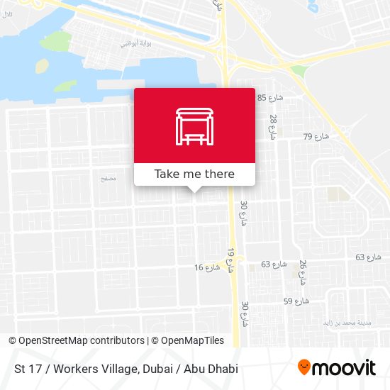 St 17 / Workers Village map