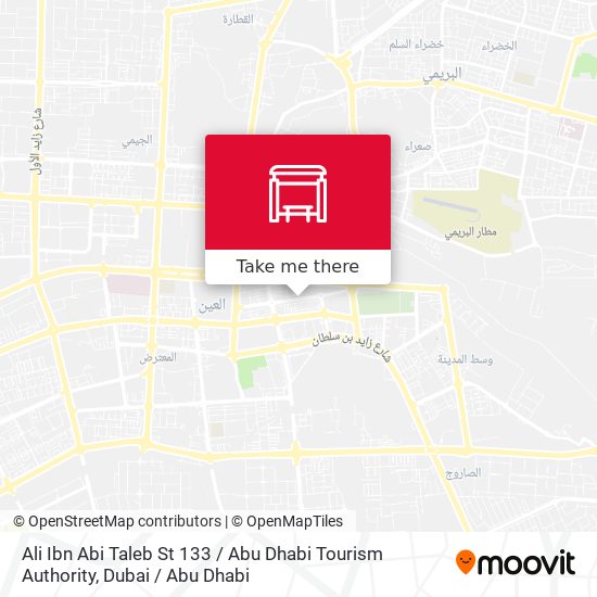 Ali Ibn Abi Taleb St 133 / Abu Dhabi Tourism Authority map