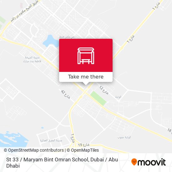 St 33 / Maryam Bint Omran School map