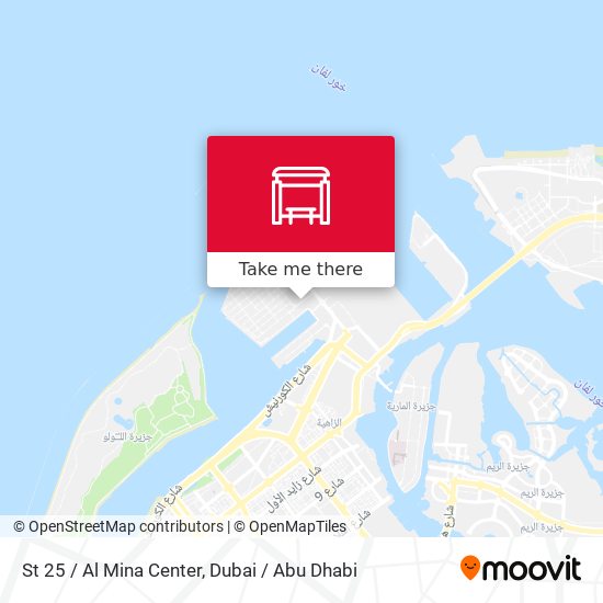 St 25 / Al Mina Center map