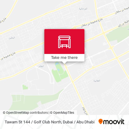Tawam St 144 / Golf Club North map