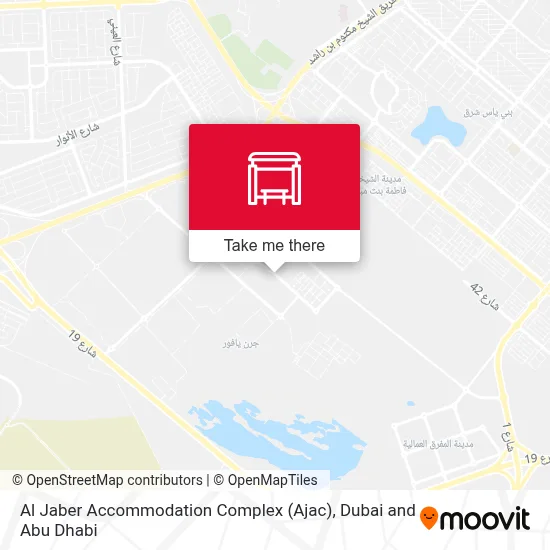 Al Jaber Accommodation Complex (Ajac) map